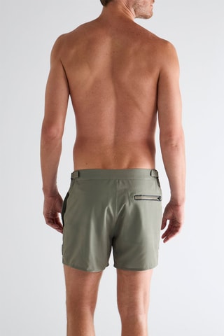 Short de bain - Kaki