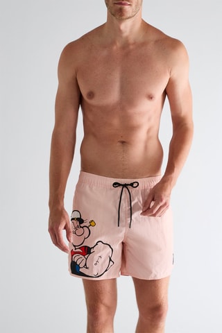 Short de bain Popeye - Rose