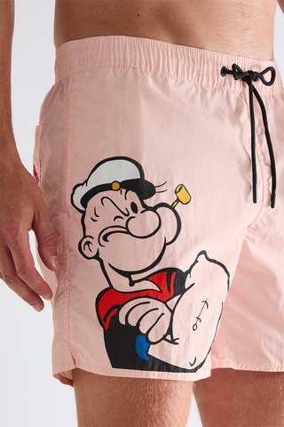 Short de bain Popeye - Rose