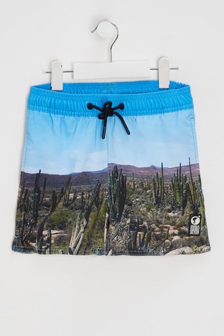 2 shorts de bain - Ciel et kaki
