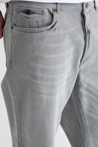 Short en jean - Gris
