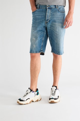 Short en jean - Ciel