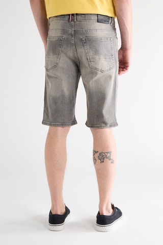 Short en jean - Gris