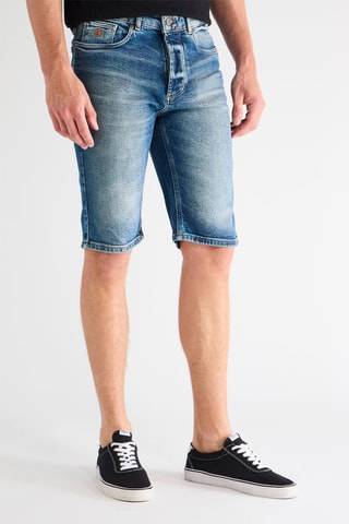 Short en jean - Bleu