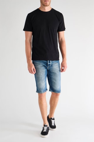 Short en jean - Bleu