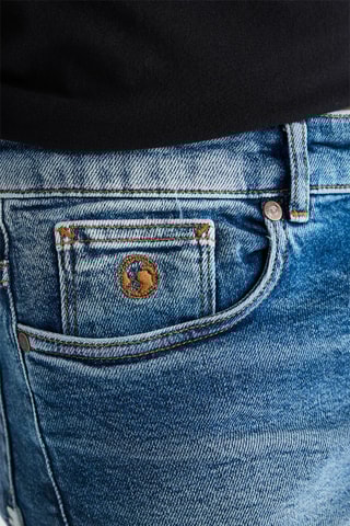 Short en jean - Bleu