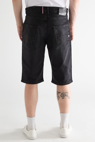 Short en jean - Noir
