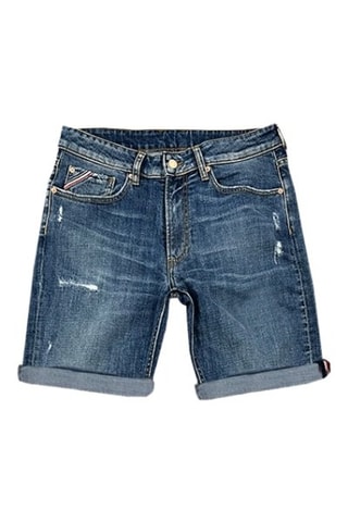 Short en jean - Bleu