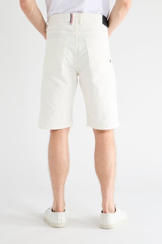 Short en jean - Blanc