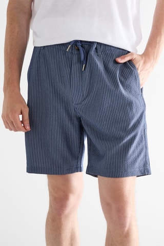 Short - Bleu marine et blanc