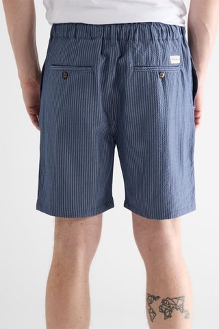 Short - Bleu marine et blanc