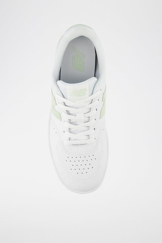 Baskets en nubuck Optic - Blanc et vert clair