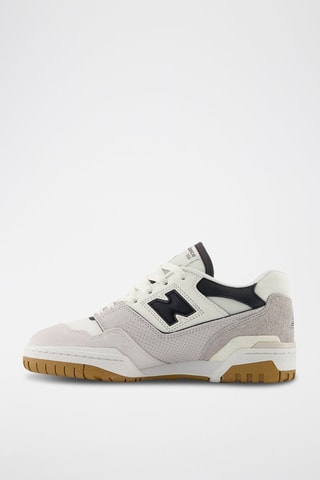 Baskets en cuir 550 - Gris et noir