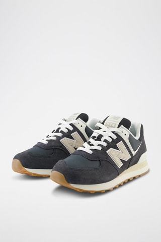 Baskets en cuir 574 - Gris