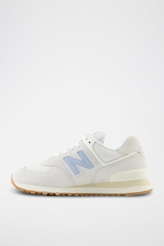 Baskets en cuir 574 - Blanc