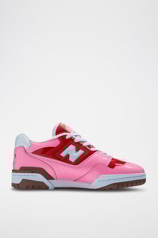 Baskets en cuir verni 550 - Rose