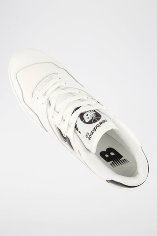 Baskets en cuir verni 550 - Blanc