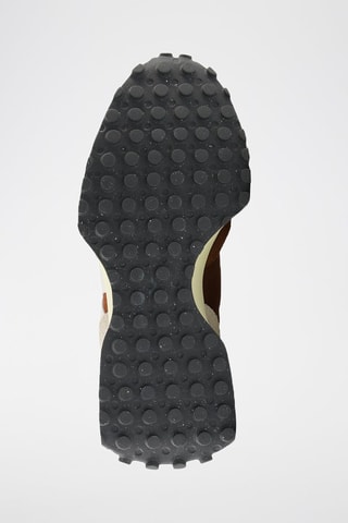 Baskets en nubuck 327 Lifestyle - Marron et blanc
