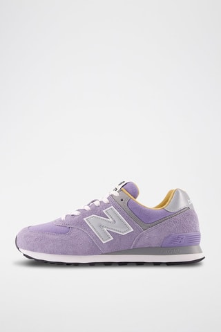 Baskets en cuir 574 - Violet