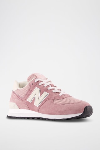 Baskets en cuir 574 - Rose
