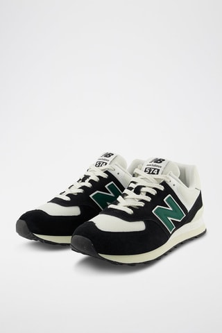 Baskets en nubuck 574 - Noir