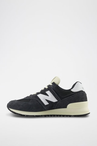 Baskets en nubuck 574 - Gris foncé