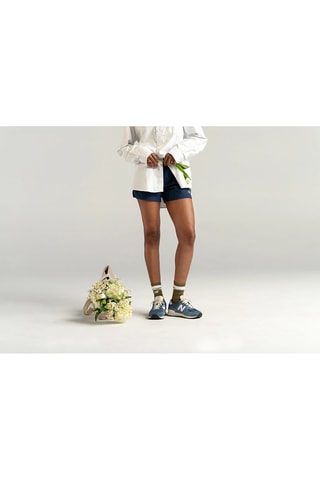 Baskets en nubuck 574 - Bleu clair
