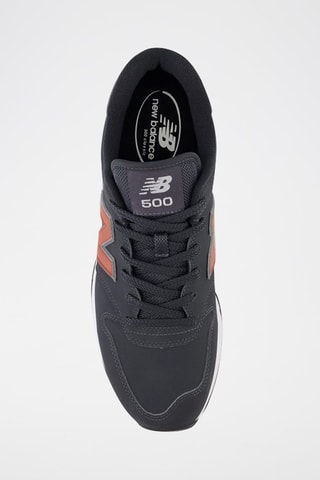 Sneakers en cuir 500 - Bleu marine