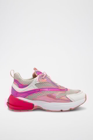 Sapatilhas com plataforma - Rosa