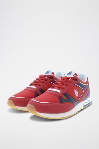 Sneakers Tabry - Rood en Marineblauw