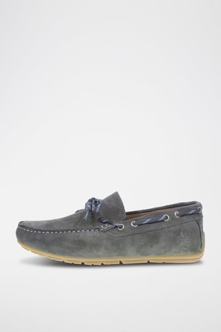 Nubuck Mocassins River - Grijs