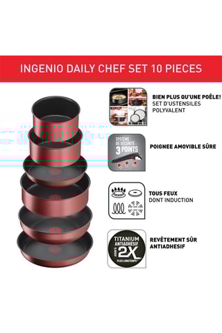 Kookgerei Ingenio Daily Chef - 10-Delig