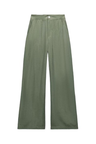 Broek Wide Legs - Kaki