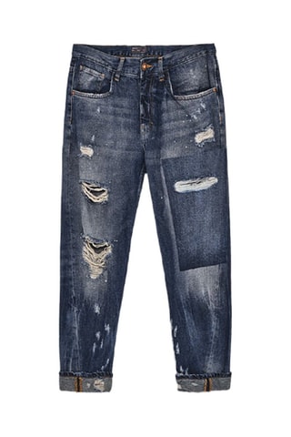 7/8 Chino - Marineblauw