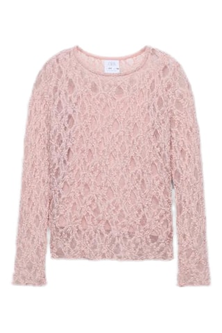 Kanten Top - Roze