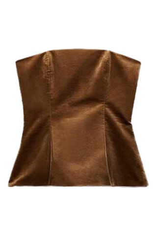 Strapless Top - Goudkleurig