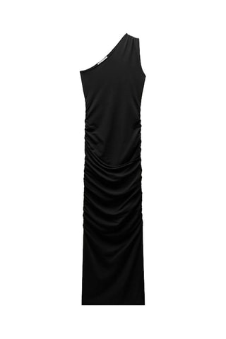 Asymmetrische jurk - Zwart