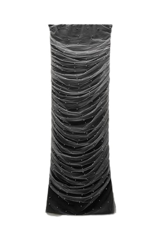 Strapless Jurk - Zwart en Wit