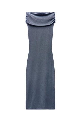 Strapless Jurk - Grijs
