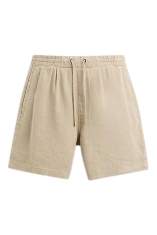 Linnen Short - Beige