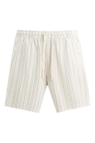Linnen Short - Ecru