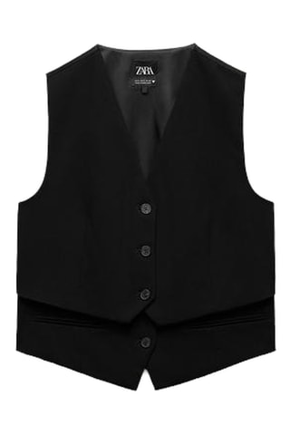 Wollen Gilet Zwart