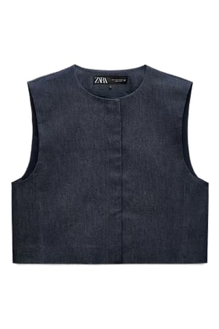 Top - Marineblauw