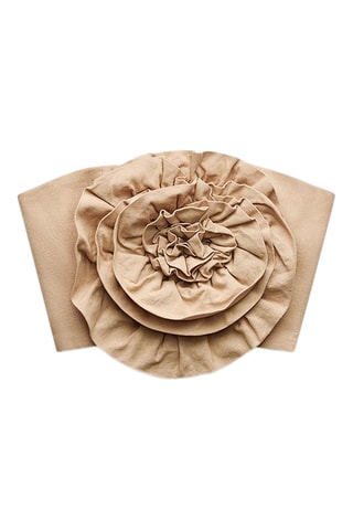 Stapless Top - Beige
