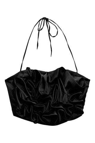 Crop top - Zwart