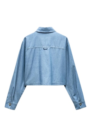 Korte Blouse - Hemelsblauw