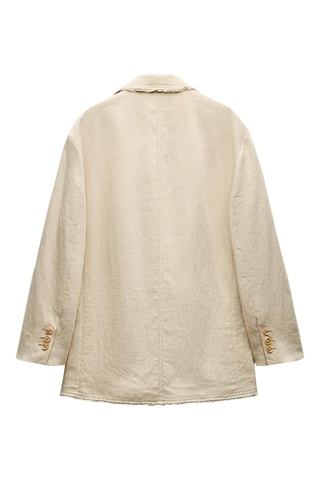 Linnen Jasje Beige