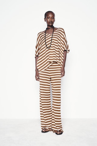 Broek Hoge Taille - Bruin
