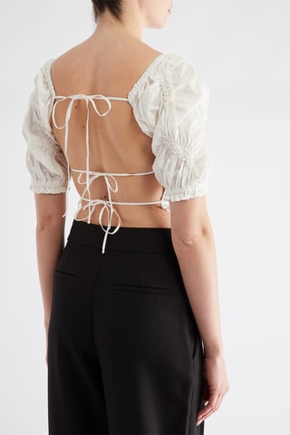 Crop top - Wit