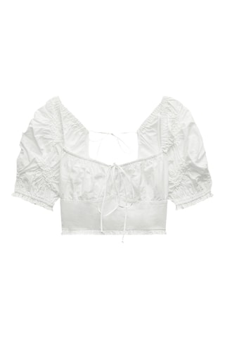 Crop top - Wit